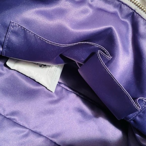 Coach Sophia Madison No 15947 Parchment Gathered Leather Satchel - Picture 7 of 8